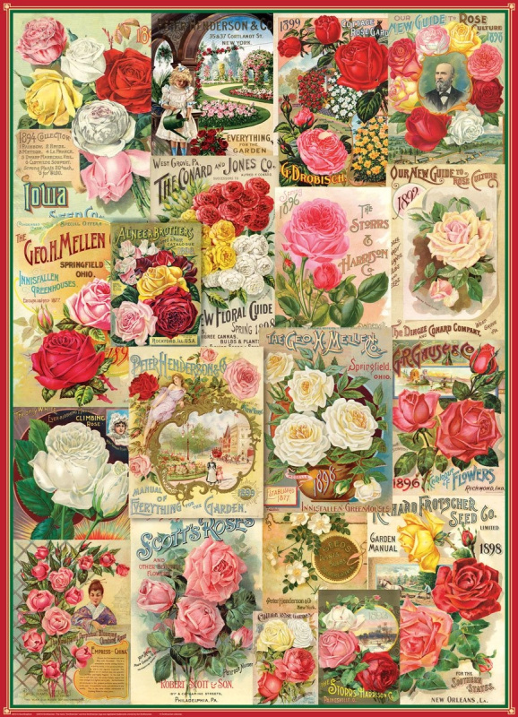 eurographics puzzle katalog semínek: růže 1000 dílků