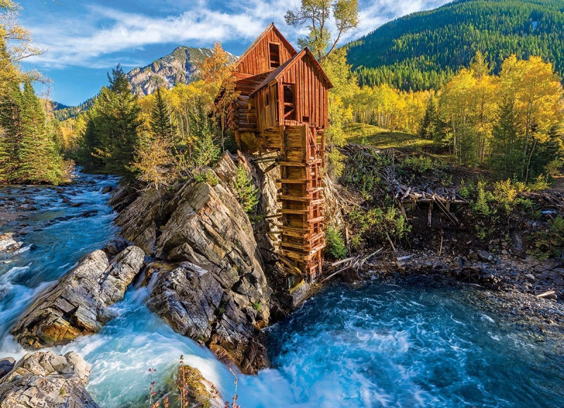 EUROGRAPHICS Puzzle Crystal Mill, Colorado 1000 dílků