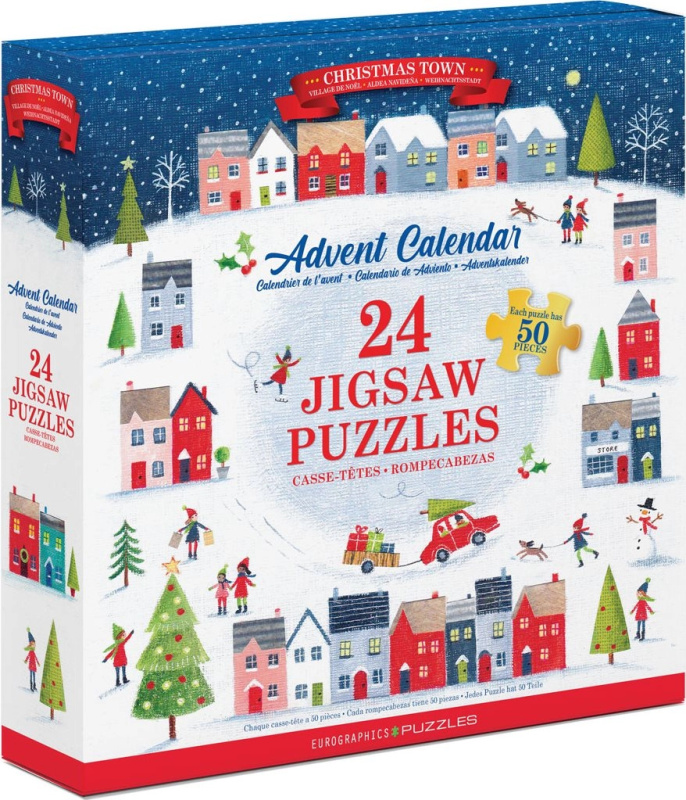 EUROGRAPHICS Puzzle Vánoční zvířátka 24x50 dílků
