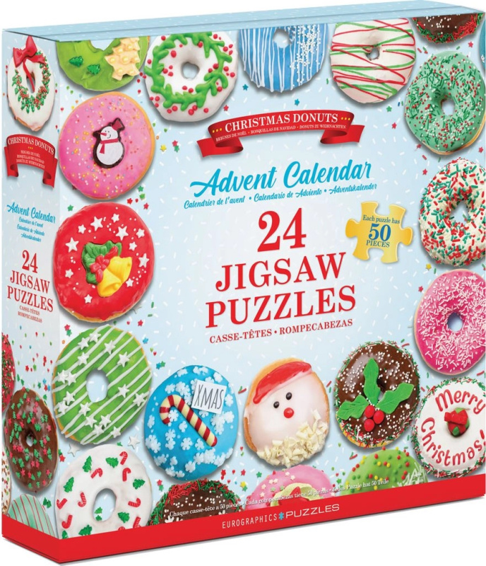 EUROGRAPHICS Puzzle Vánoční donuty 24x50 dílků