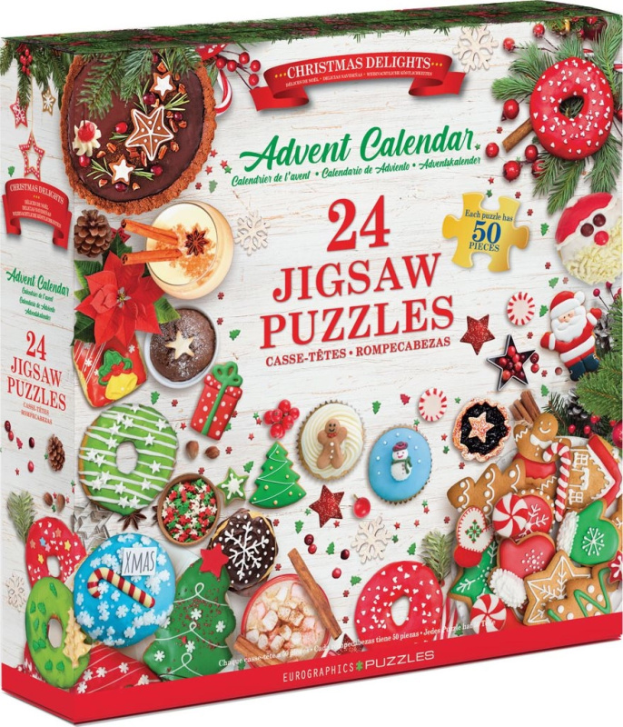EUROGRAPHICS Puzzle Vánoční dobroty 24x50 dílků