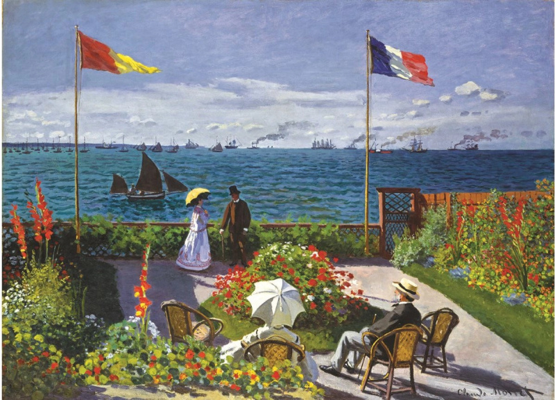 EUROGRAPHICS Zahrada v Sainte-Adresse 1000 dílků