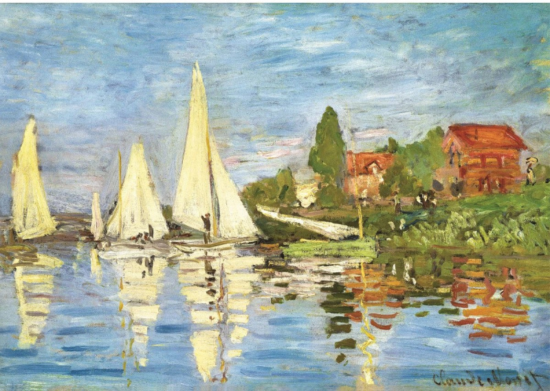 Eurographics puzzle Regata v Argenteuil 1000 dílků