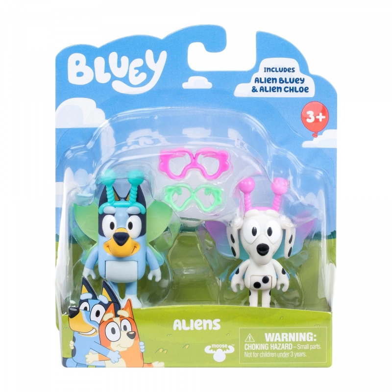 Figurky Bluey dvou- balení Baby Bluey a Chloe
