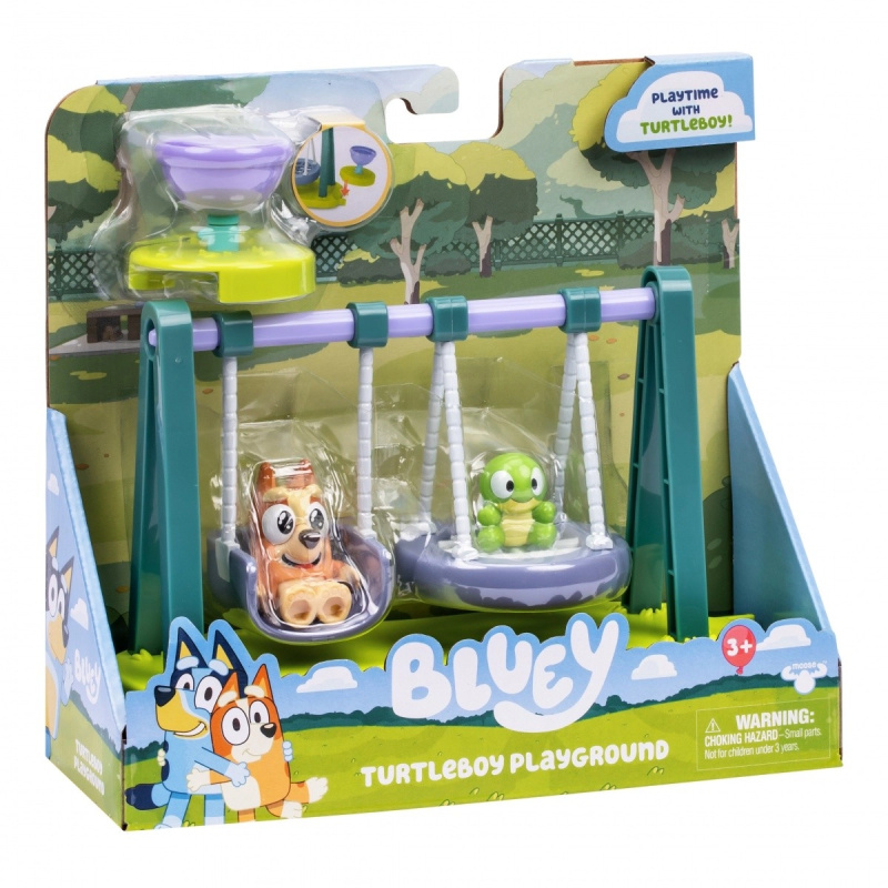 Bluey hrací set houpačky se želvou a figurkou Bingo