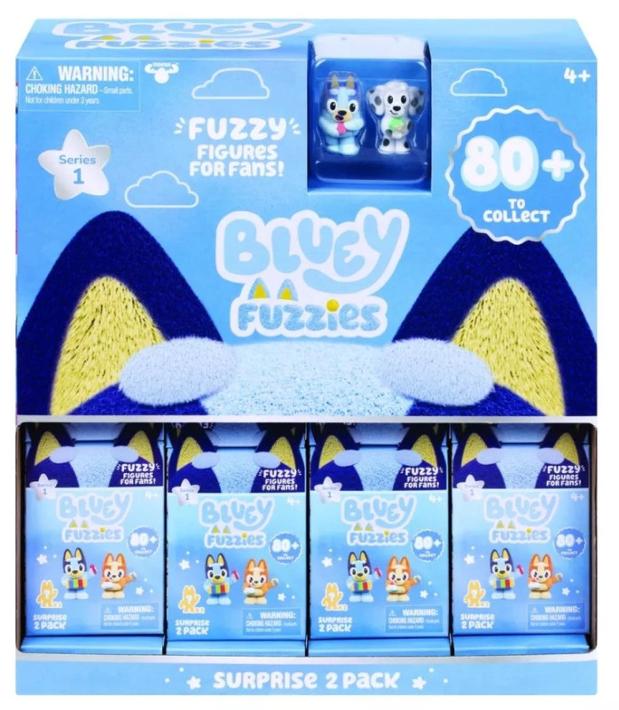 Bluey Fuzzies sběratelské figurky 2 ks, série 15