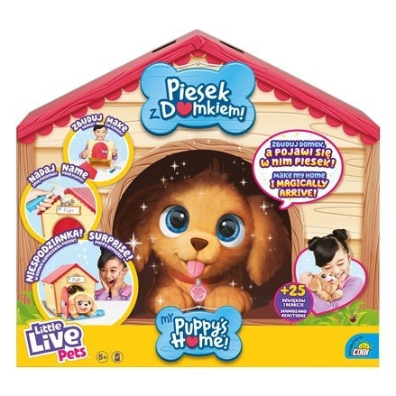 Interaktivní maskot Little Live Pets s domečkem