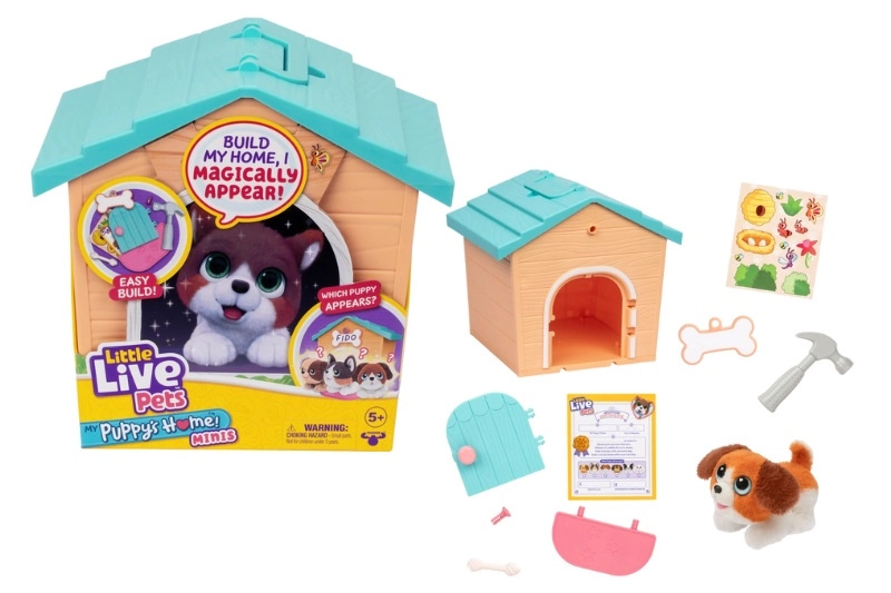 Little Live Pets my puppy’s home minis – štěňátko s boudou