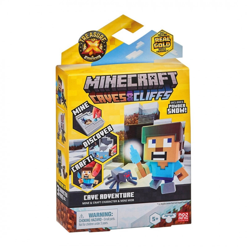 Minecraft Caves & Cliffs Průzkum jeskyní Treasure X