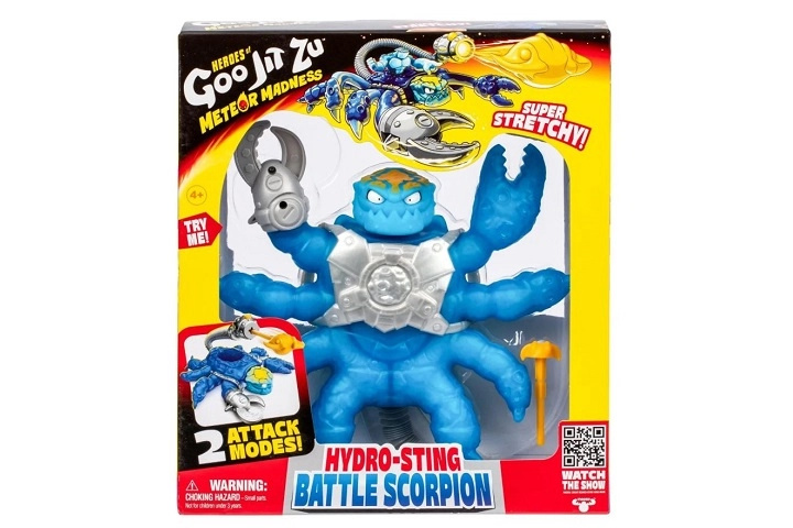 Goo Jit Zu Hydro-sting Battle scorpion – super pružná akční figurka - 1 kus