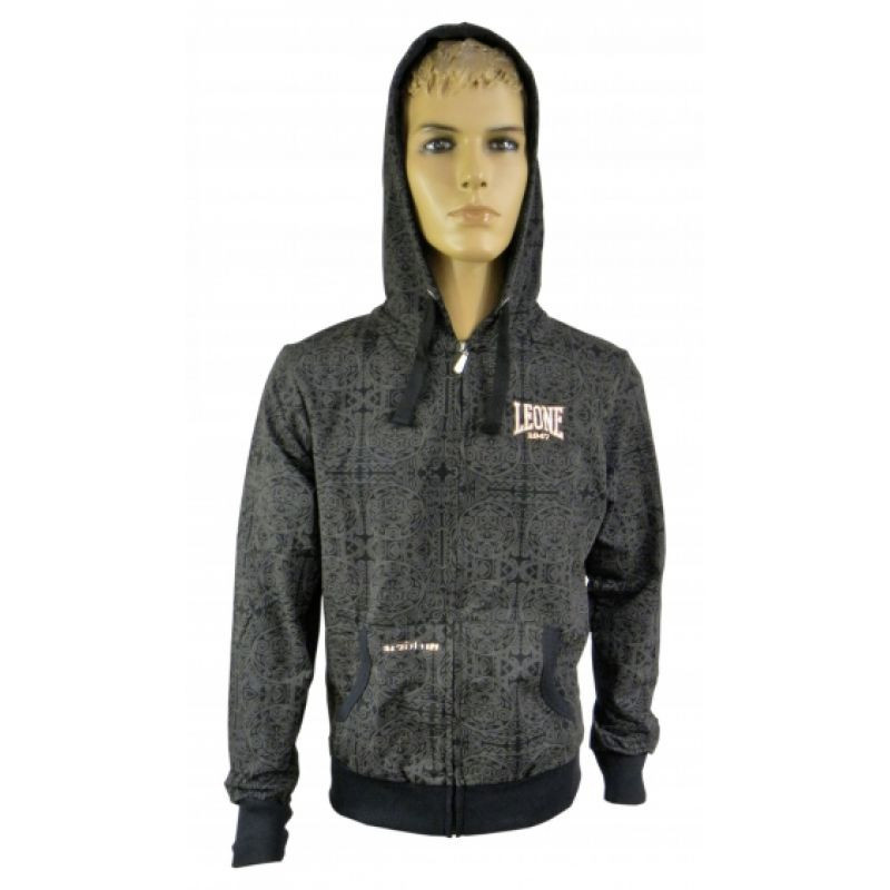 LEONE pánská mikina LSM905/S16 černá XXL NEUPLATŇUJE SE