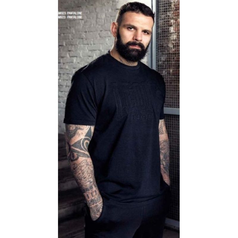 LEONE pánské tričko LSM924/S16 tyrkysové "L" NEUPLATŇUJE SE