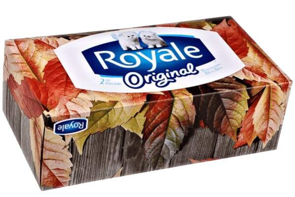 Royale - papírové kapesníčky - 2vrstvé, 126 ks