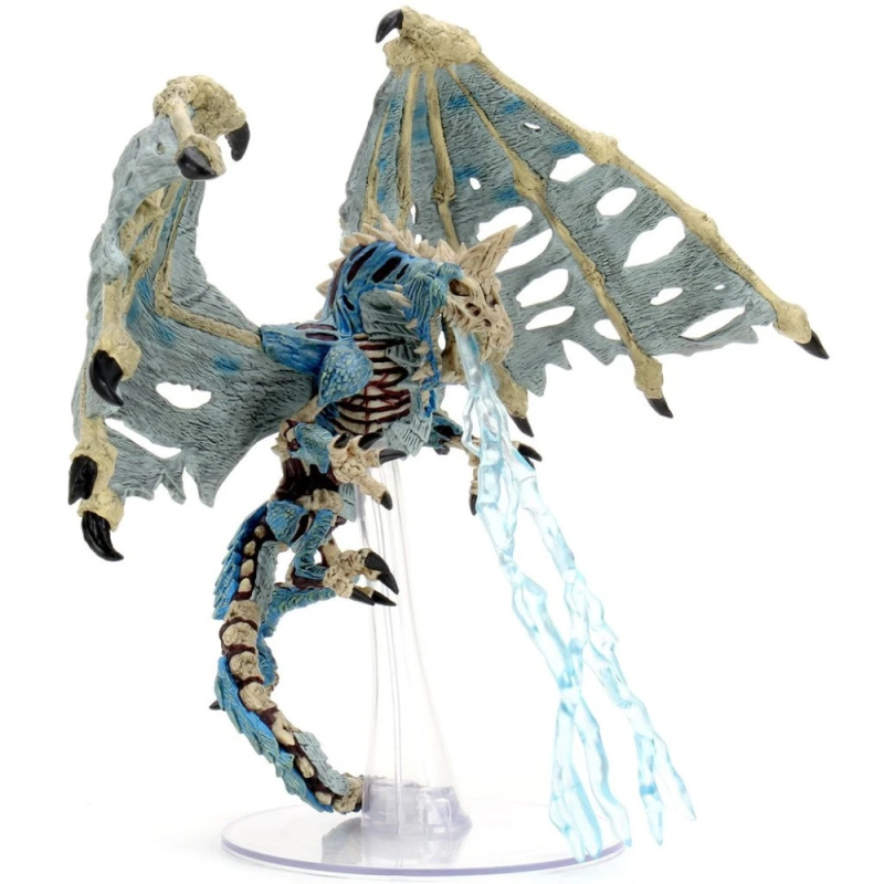 D D Icons of the Realms Miniatures: Boneyard Premium Set - Blue Dracolich