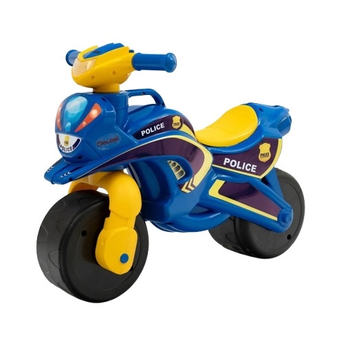 Doloni odrážedlo motorka žluto-modrá 70 × 32 × 52 cm