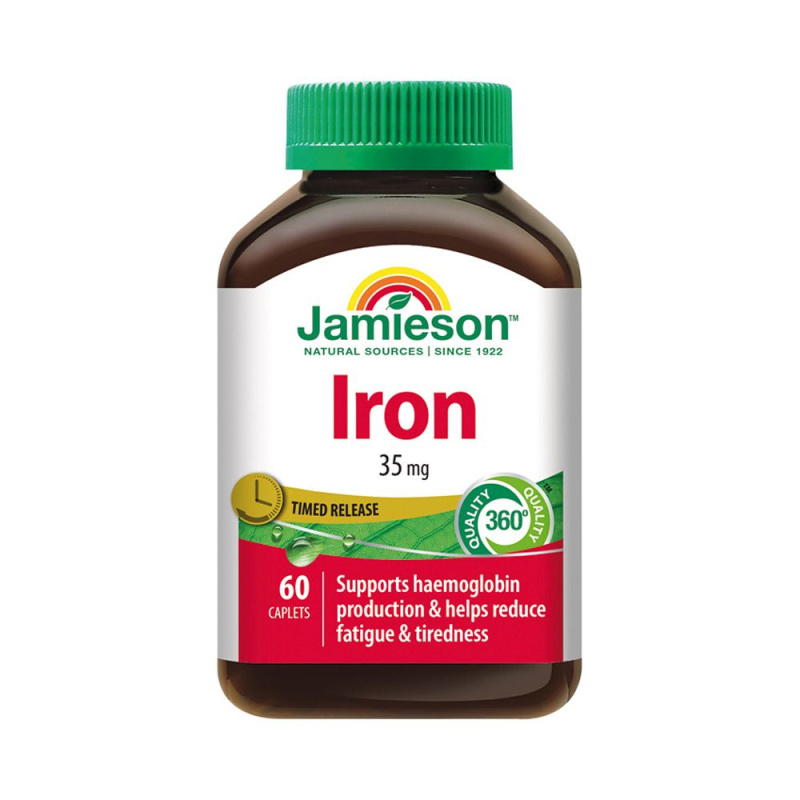 JAMIESON Železo 35 mg s postupným uvolňováním 60 tablet
