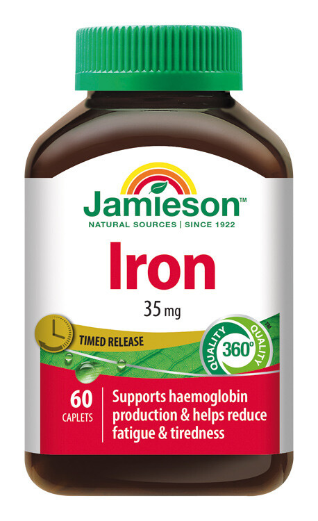 JAMIESON Železo 35 mg s postupným uvolňováním 60 tablet