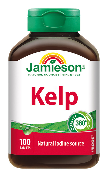 Jamieson Kelp mořské řasy 650 mcg 100 tablet