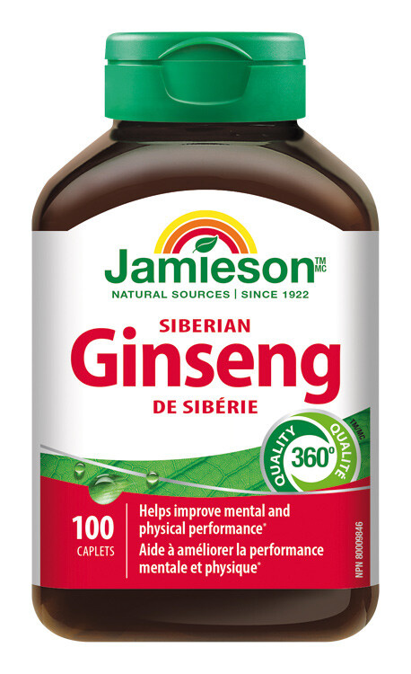 JAMIESON Sibiřský ženšen 650mg 100 tablet