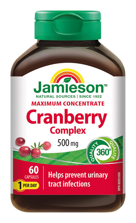 JAMIESON Brusinky komplex 500mg 60 kapslí