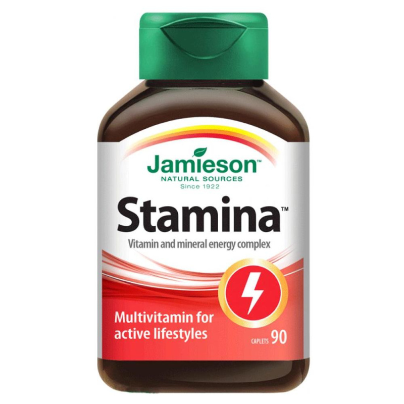 Jamieson Stamina komplex vitamínů a minerálů 90 tablet