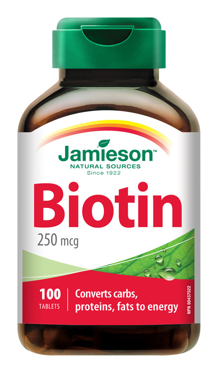 JAMIESON Biotin 250 mcg 100 tablet