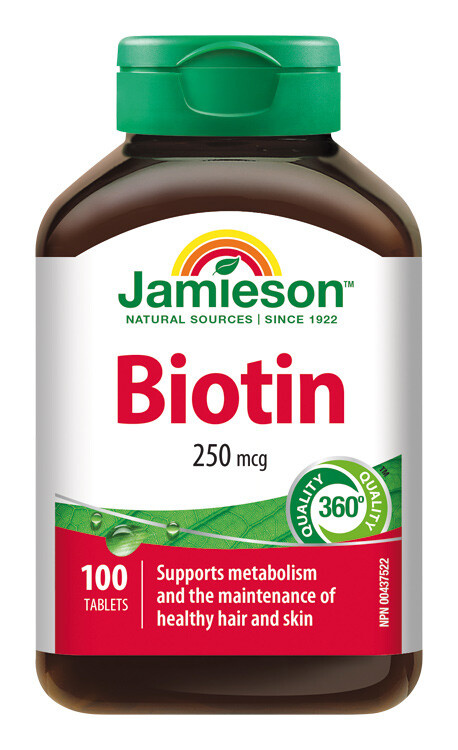 JAMIESON Biotin 250 mcg 100 tablet