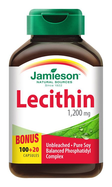 JAMIESON Lecitin 1200 mg 120 kapslí