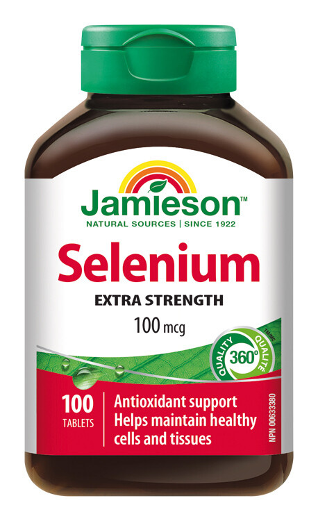 JAMIESON Selen 100 mcg 100 tablet