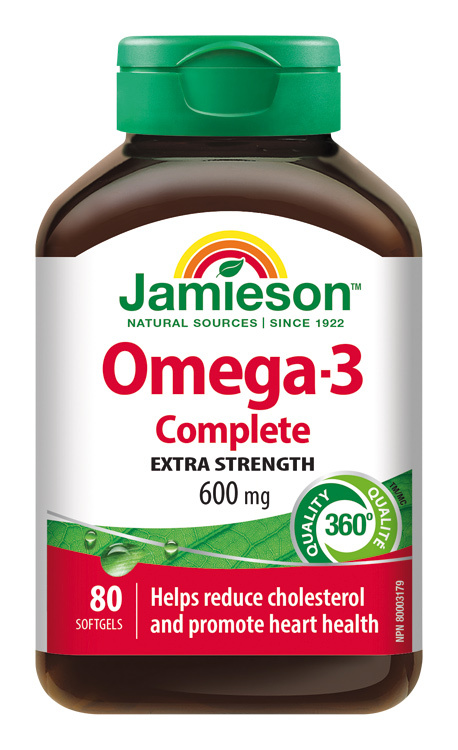 Jamieson Omega-3 Complete 80 kapslí