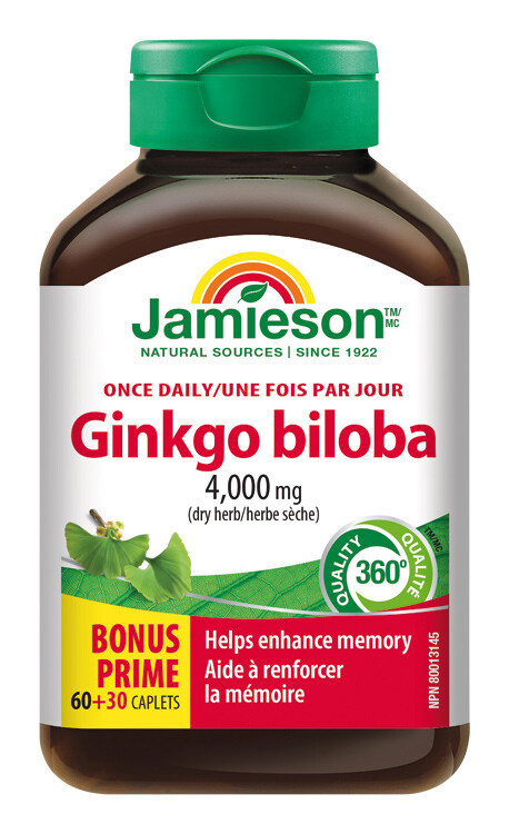JAMIESON Ginkgo Biloba 90 tablet
