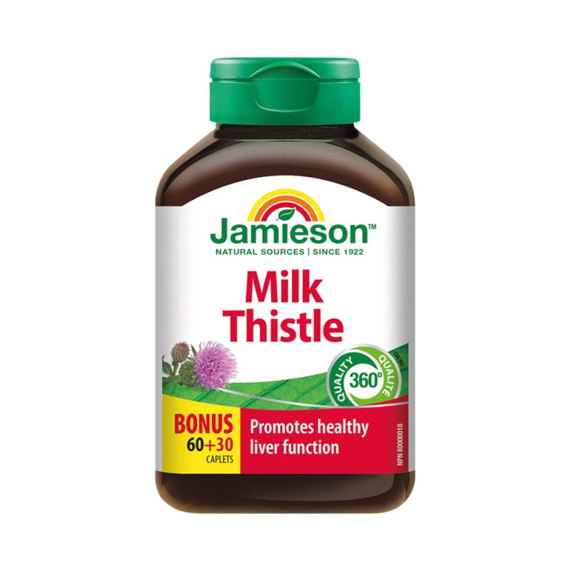 JAMIESON Silybum marianum - Ostropestřec mariánský 90 tablet