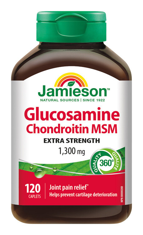 JAMIESON Glukosamin Chondroitin MSM 1300mg 120 tablet