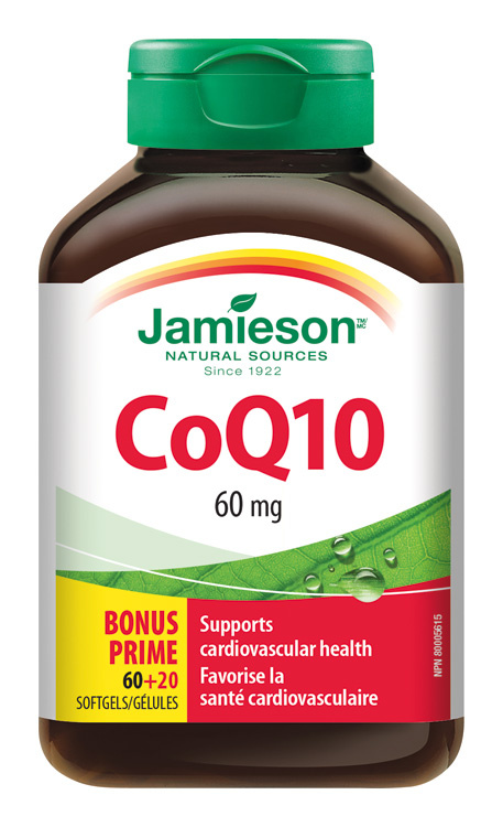 JAMIESON Koenzym Q10 60 mg 60+20 kapslí