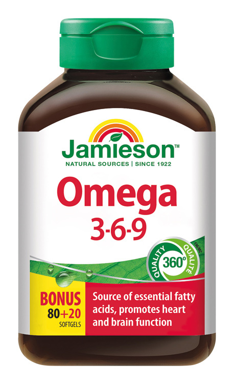 Jamieson Omega 3-6-9 1200 mg 100 tobolek