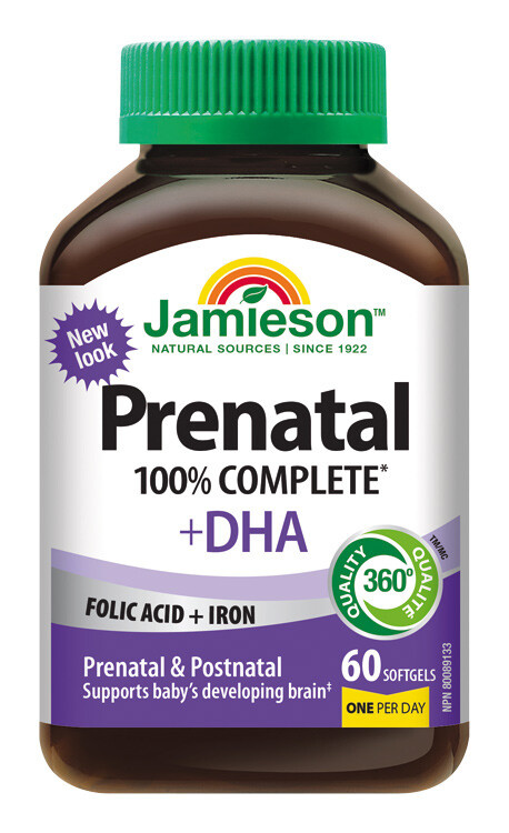 JAMIESON Prenatal complete s DHA a EPA 60 kapslí