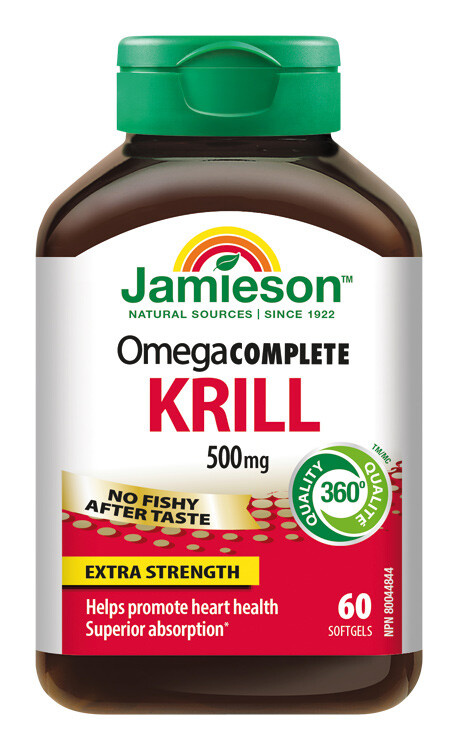 JAMIESON Omega Complete Super Krill 500mg 60 kapslí