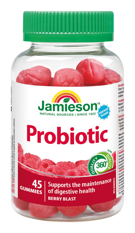JAMIESON Probiotic Gummies 45 želatinových pastilek
