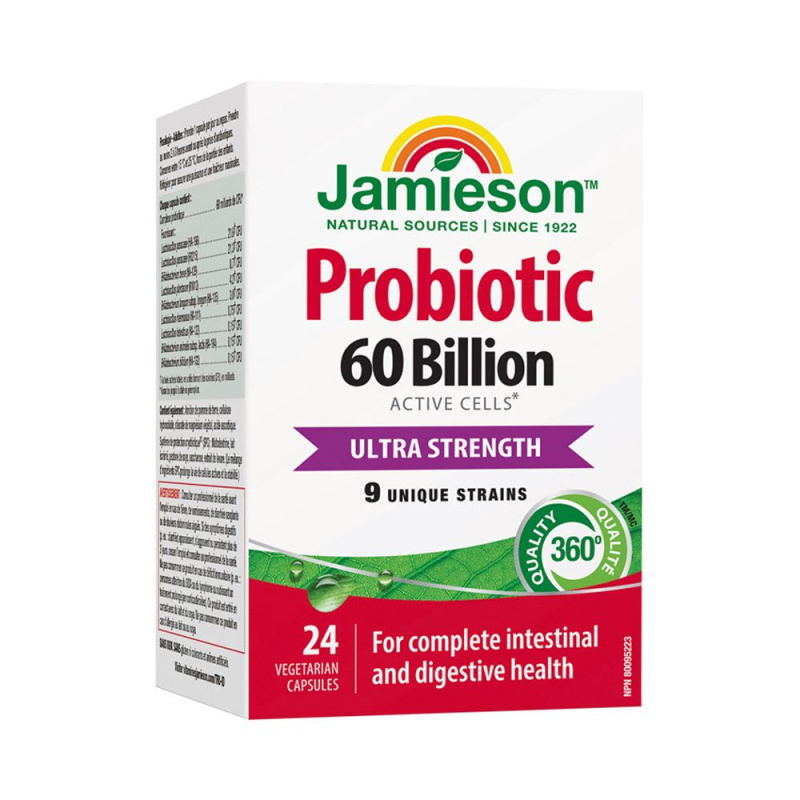 JAMIESON Probiotic 60 miliard ULTRA STRENGTH 24 kapslí