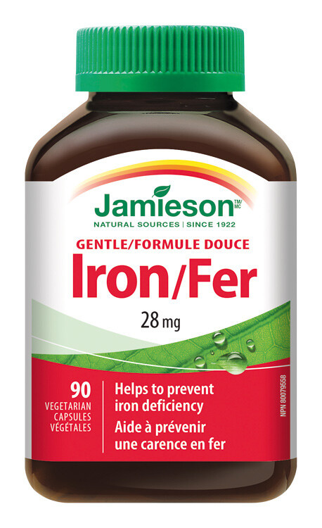 JAMIESON Železo 28mg 90 kapslí