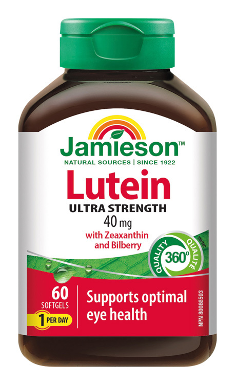 Jamieson Lutein se zeaxantinem a borůvkami 60 kapslí
