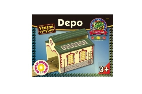 Dětské depo pro dvě lokomotivy
