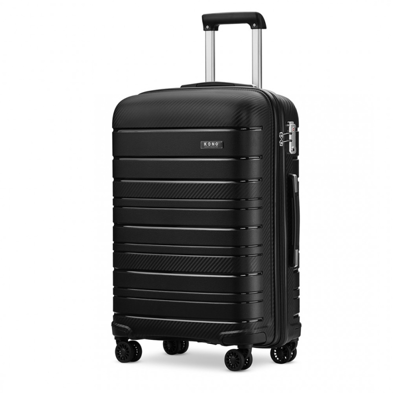 Kono Classic 1 Kufr spinner 55cm Černý Polypropylen 39L
