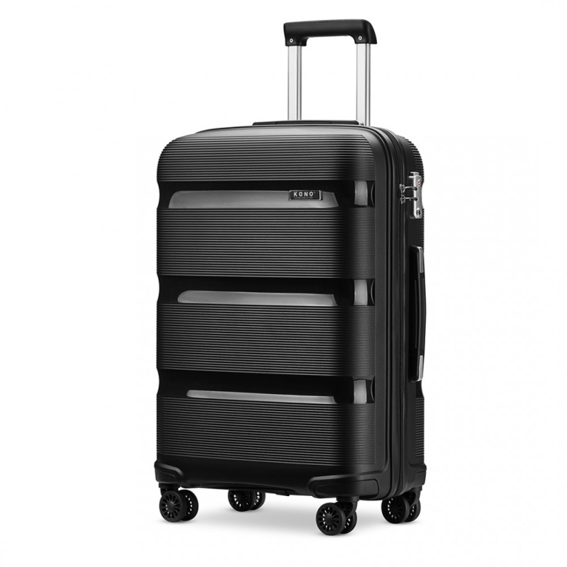 Kono Classic 2 Kufr spinner 55cm Černý Polypropylen 40L