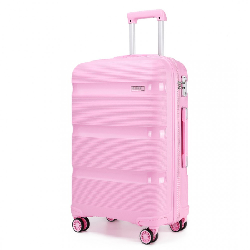 Kono Classic 2 Kufr spinner 65cm Růžový Polypropylen 64L