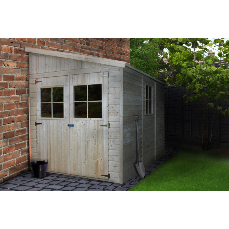 Timbela Dřevěný zahradní domek - přístavba M339A bez podlahy, 205 x 297 cm