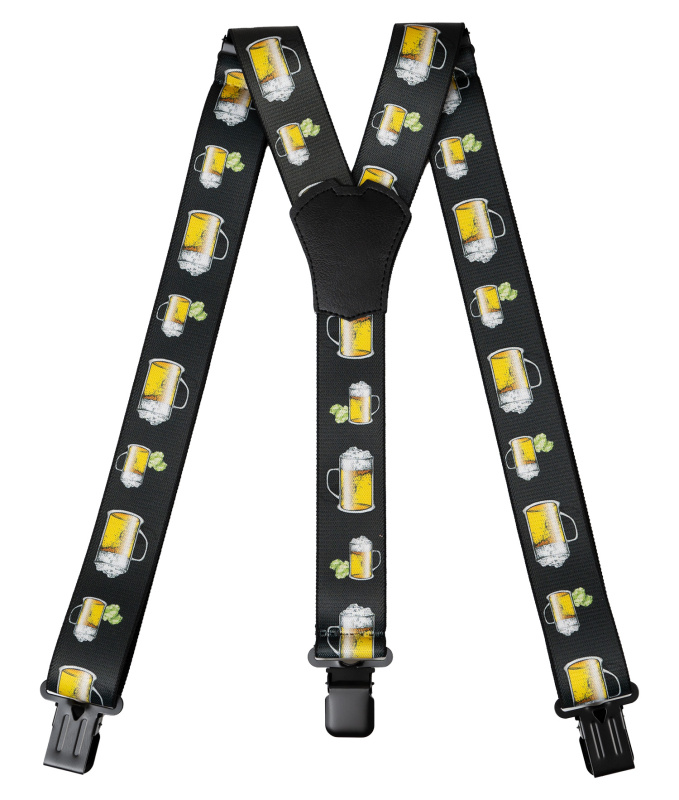 Universal Designové kšandy s pivem - zelené