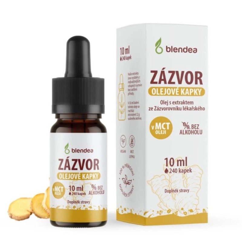 Blendea Zázvor olejové kapky 10 ml
