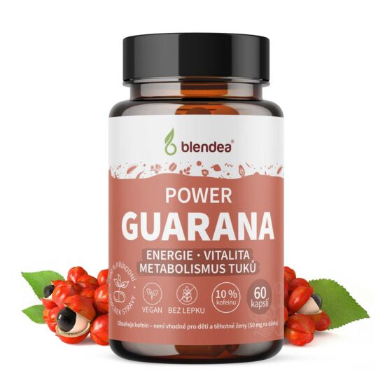 Blendea Guarana BIO Organic, 100% rostlinné, 60 kapslí