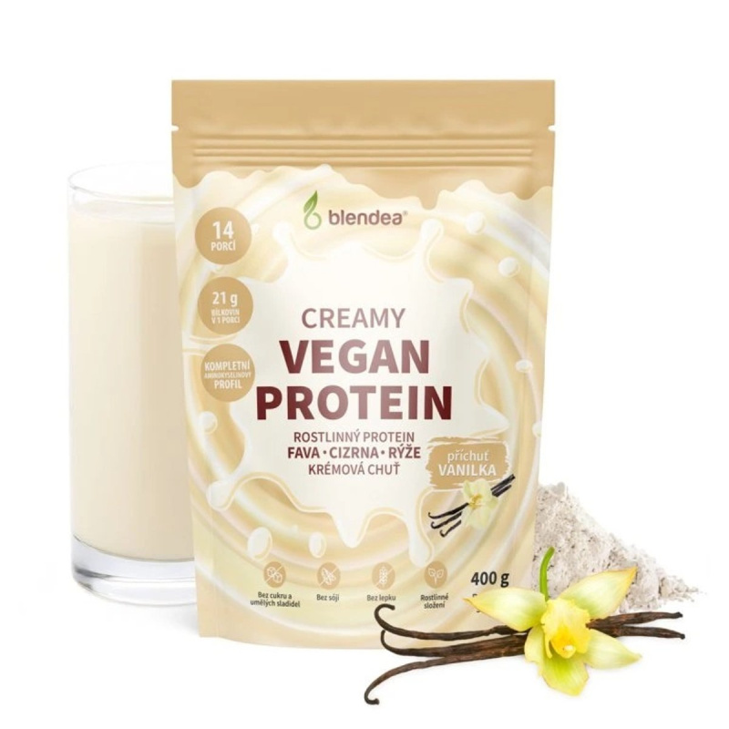 Blendea Vegan Protein Creamy vanilka 400g